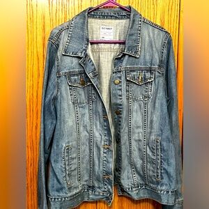 Vintage Old Navy trendy Jean jacket XL
